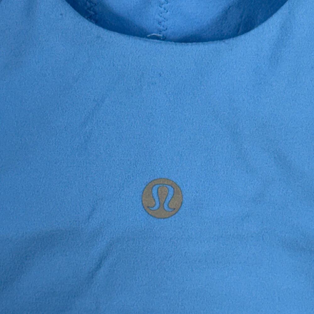 Lululemon Align Tank Tight Fit Cropped Length Size 2 A/B Cup Aero Blue - Picture 3 of 8
